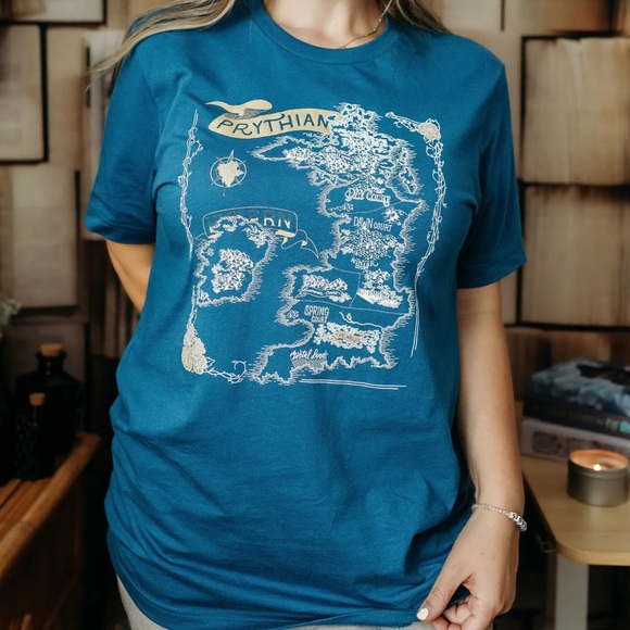 NWT ACOTAR Map T-Shirt - Picture 1 of 4
